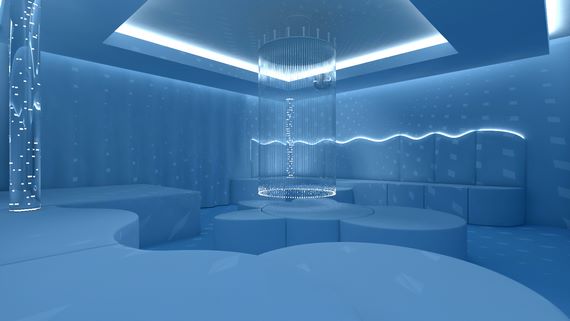 3d-дизайн комнаты отдыха, 3д-визуализация проекта